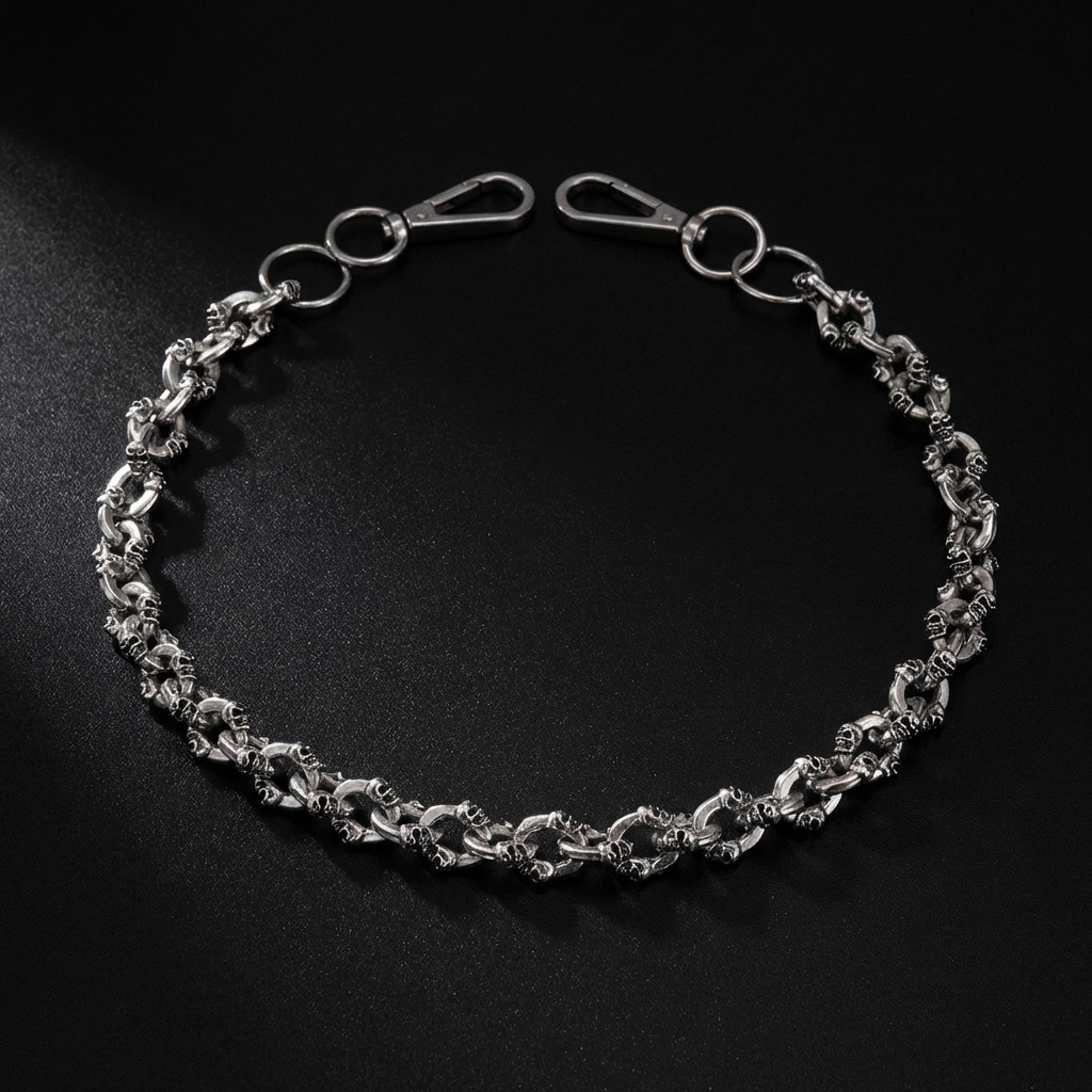 Deadweight Stainless Steel Belt Chain