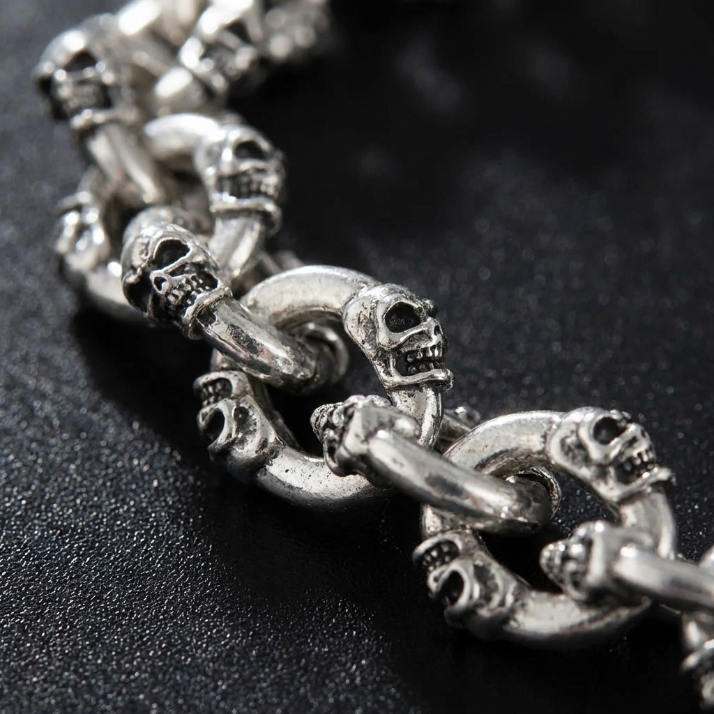 Deadweight Stainless Steel Belt Chain