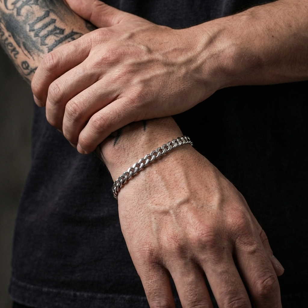 6mm Cuban Link Stainless Steel Bracelet