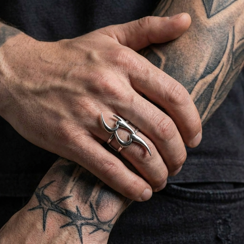 Scythe Stainless Steel Ring