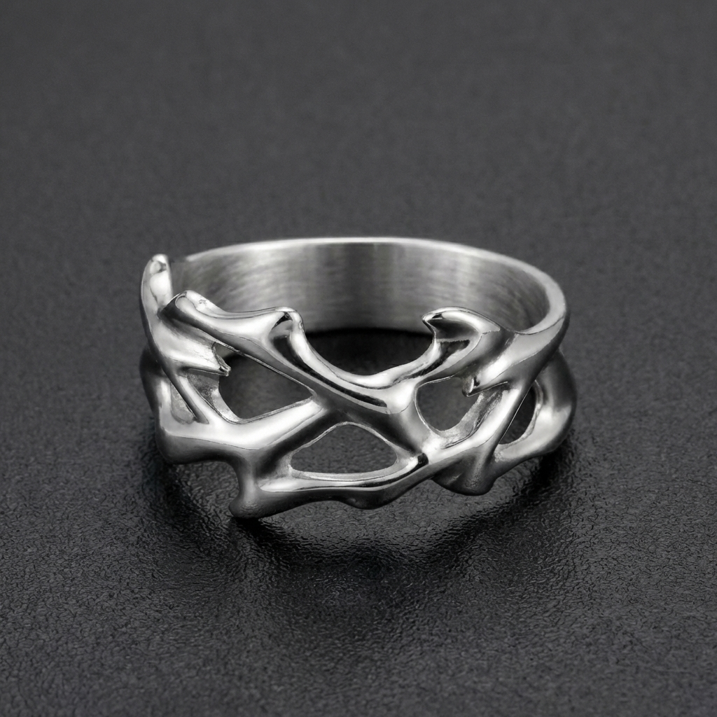Fracture Stainless Steel Ring