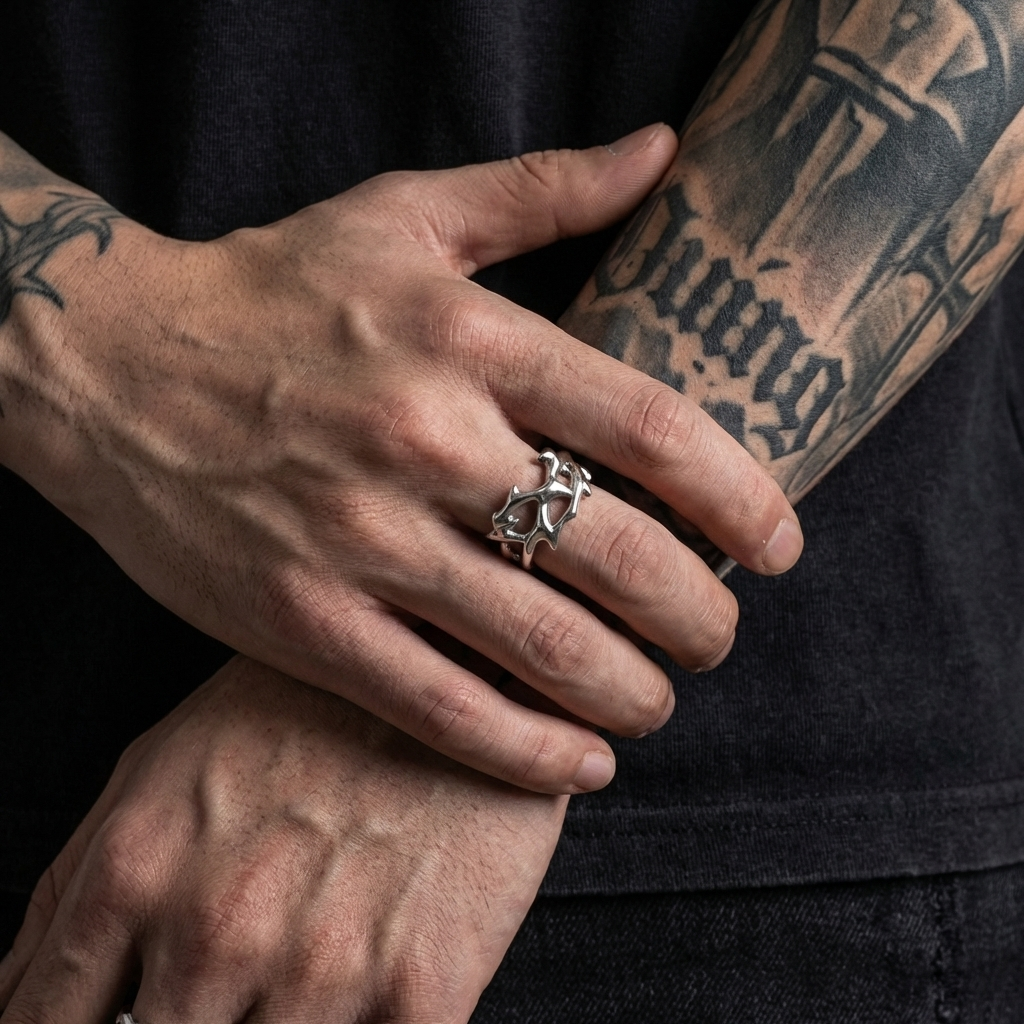Fracture Stainless Steel Ring