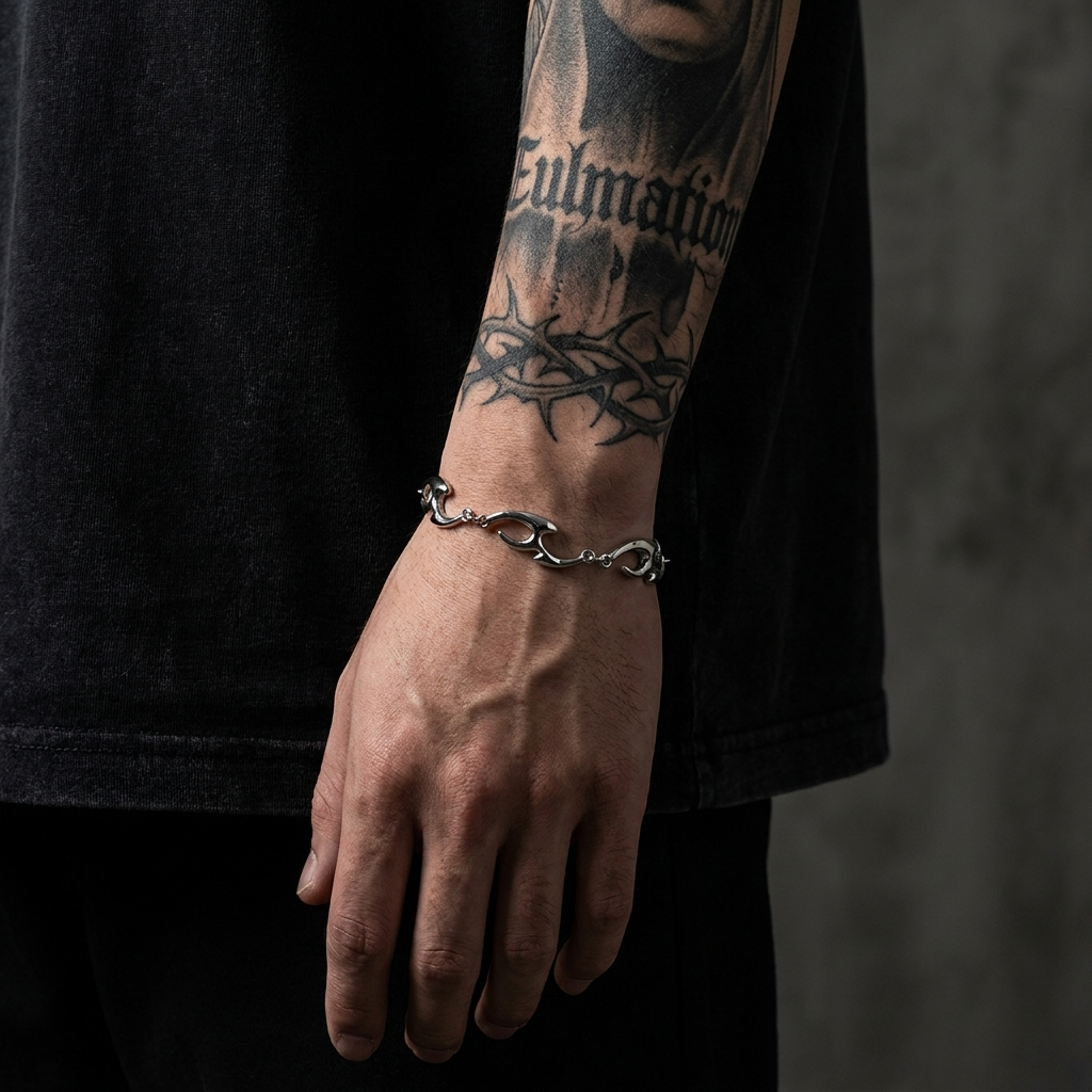 Lacerate Stainless Steel Bracelet