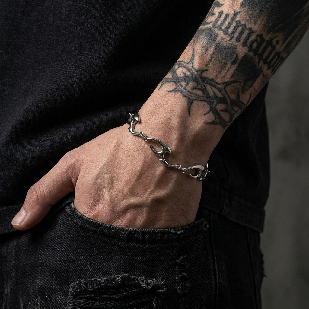 Lacerate Stainless Steel Bracelet