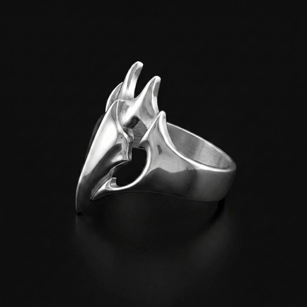 Gash Stainless Steel Ring