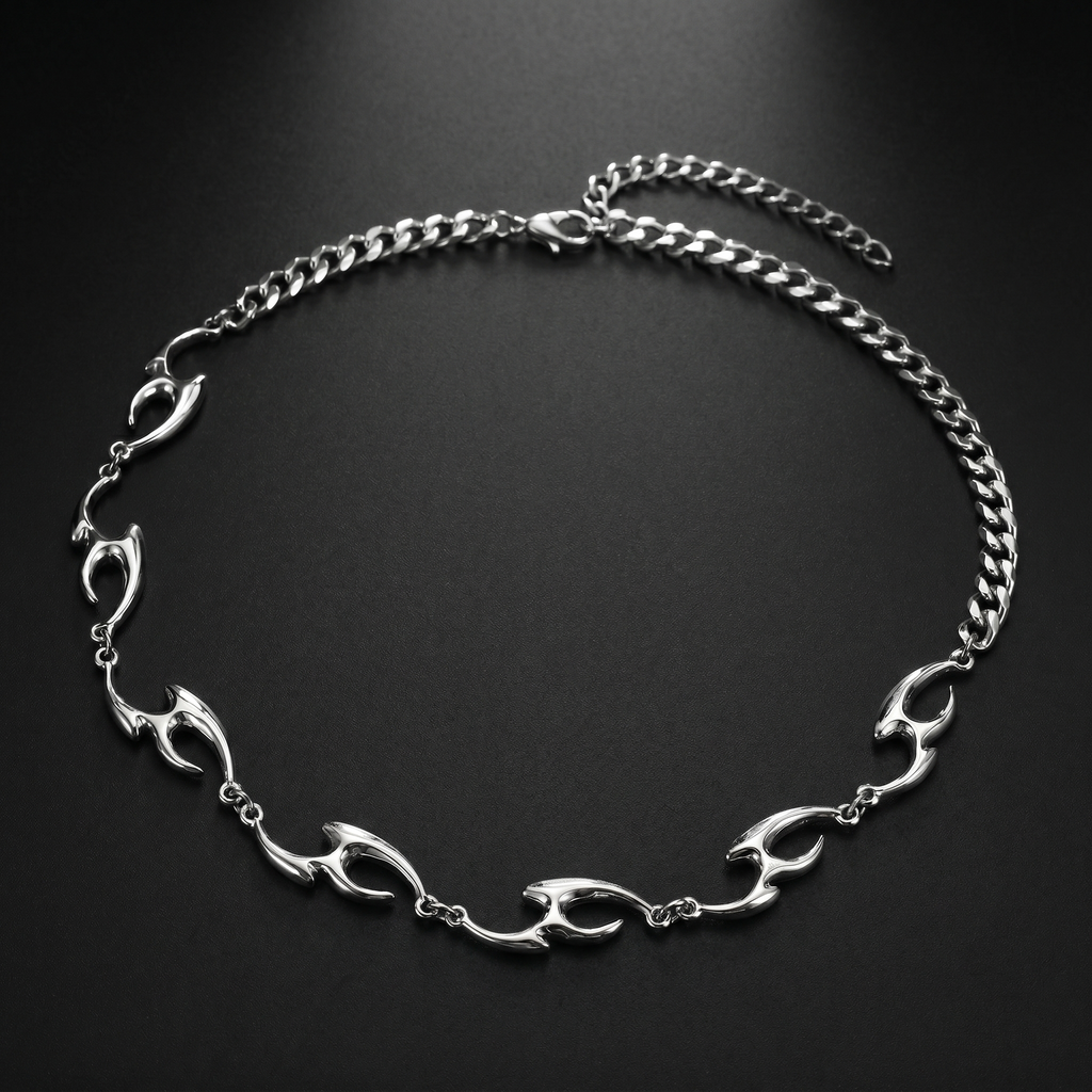 Lacerate Stainless Steel Jewelry Set