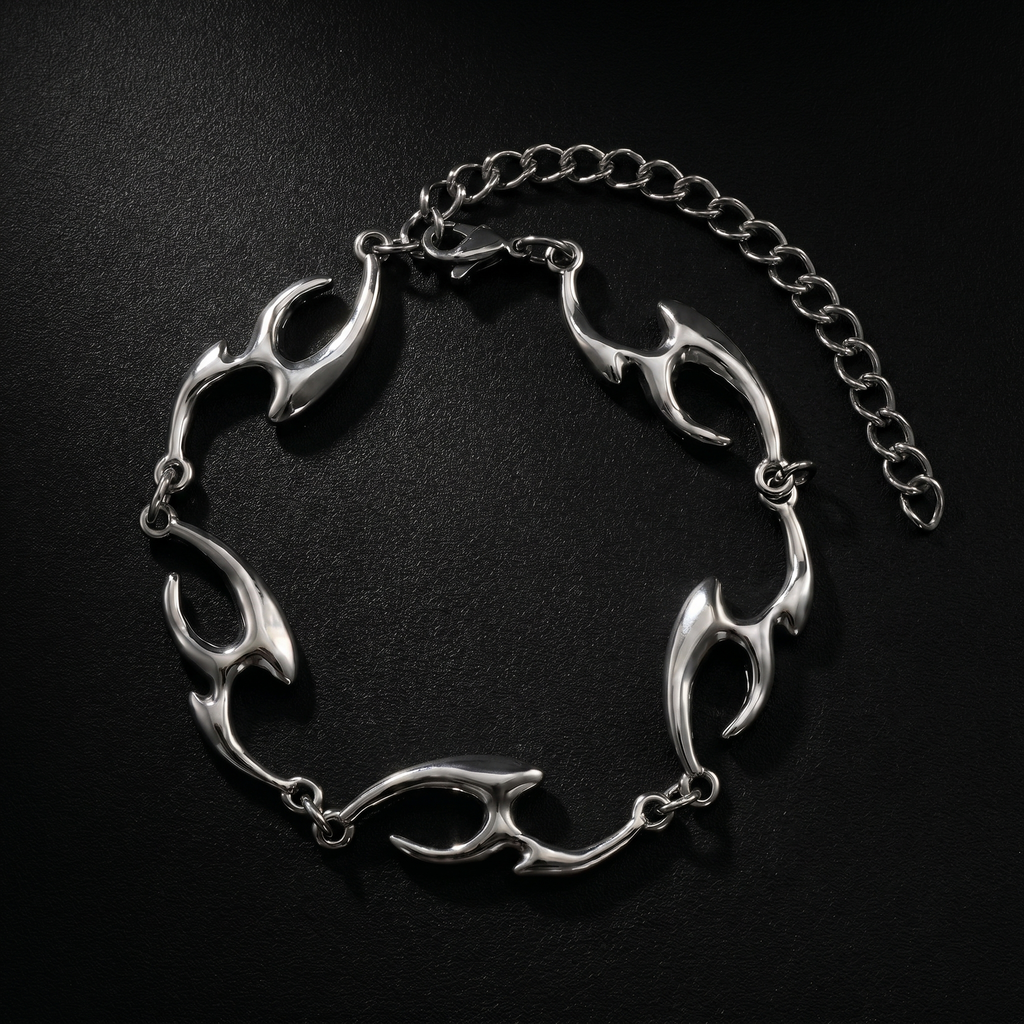 Lacerate Stainless Steel Jewelry Set