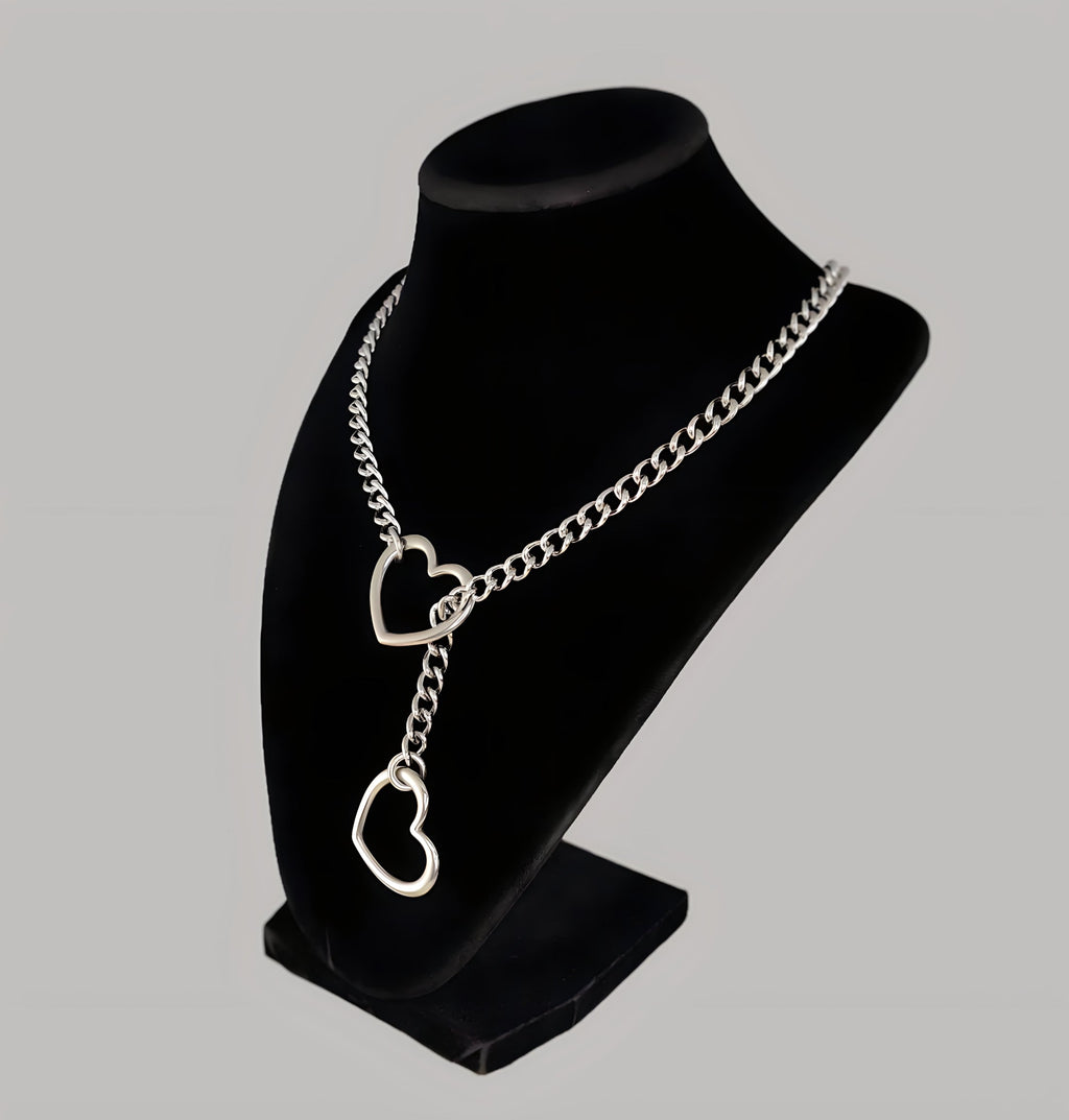 Heart Slip Stainless Steel Chain