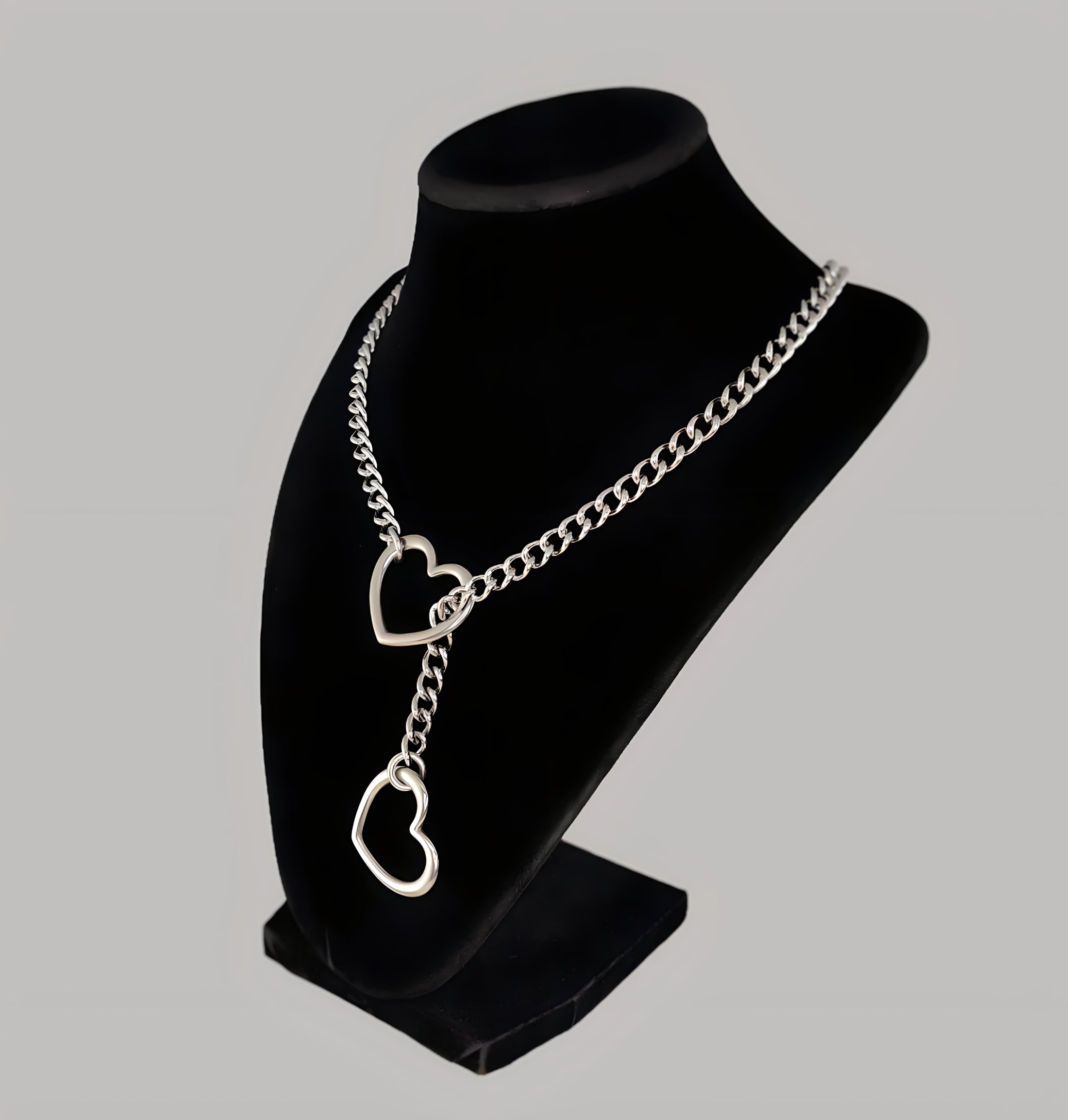 Heart Slip Stainless Steel Chain