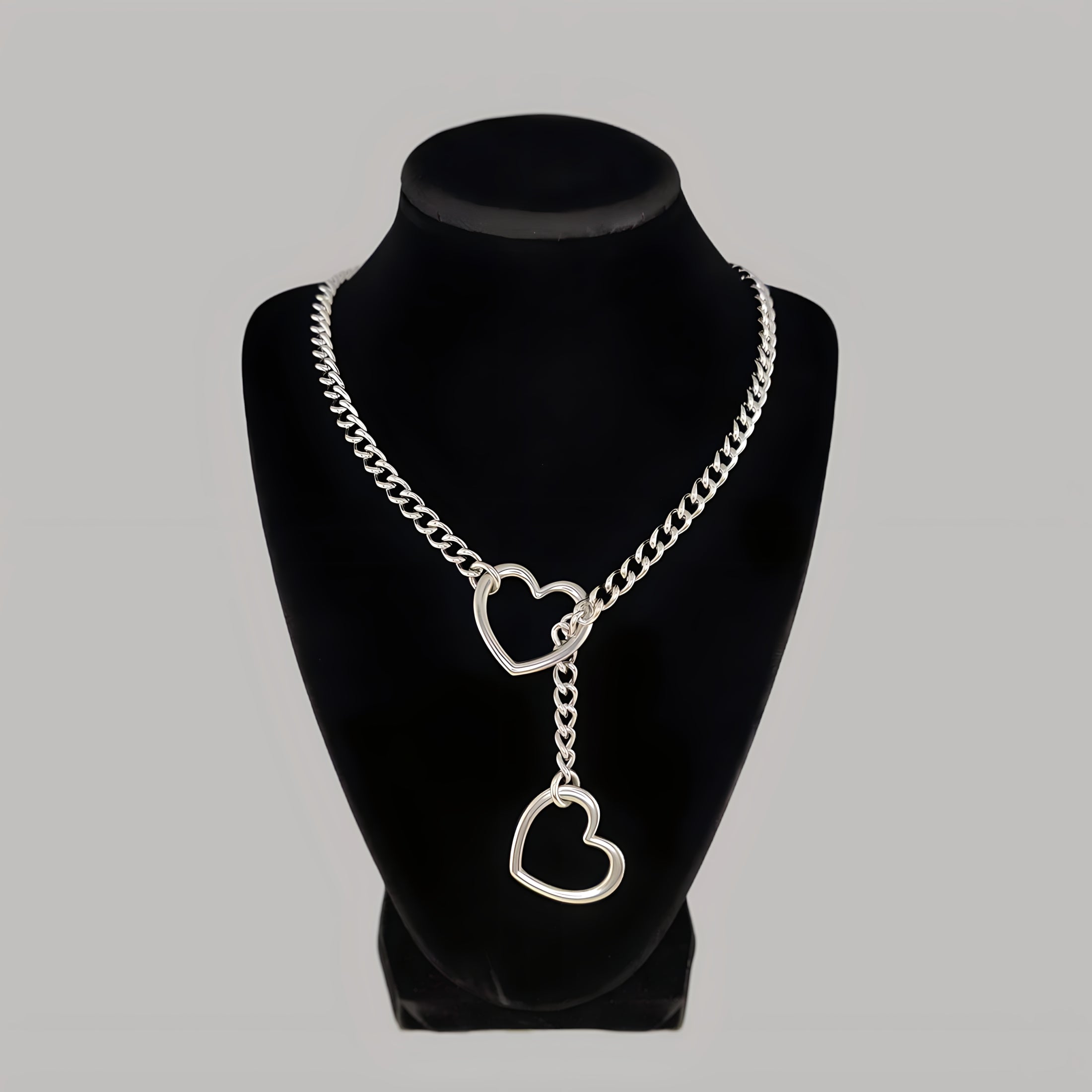 Heart Slip Stainless Steel Chain