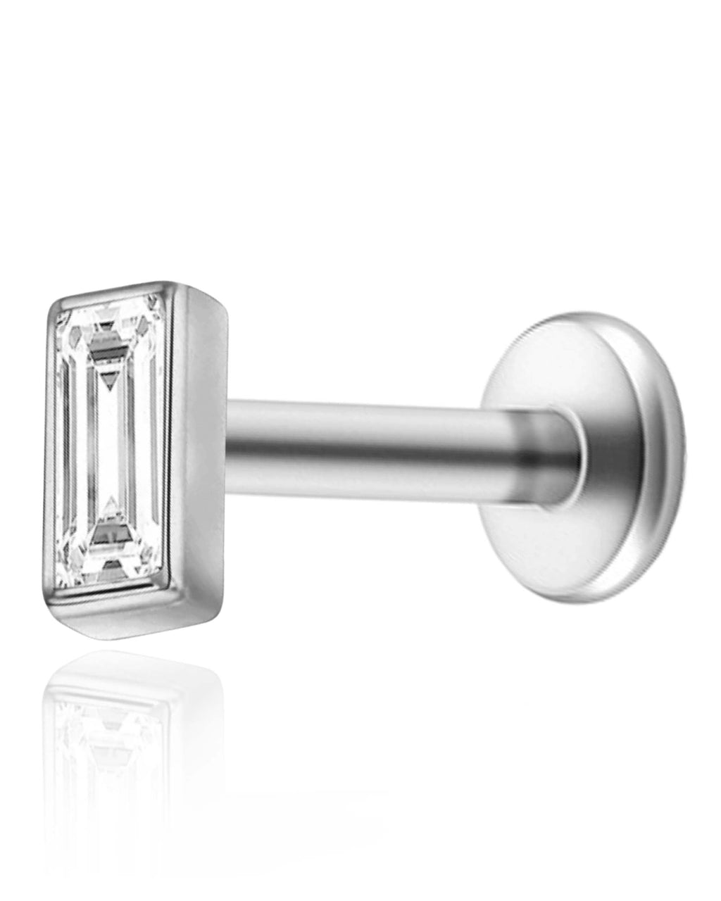 Lucine Baguette Ear Piercing Stud