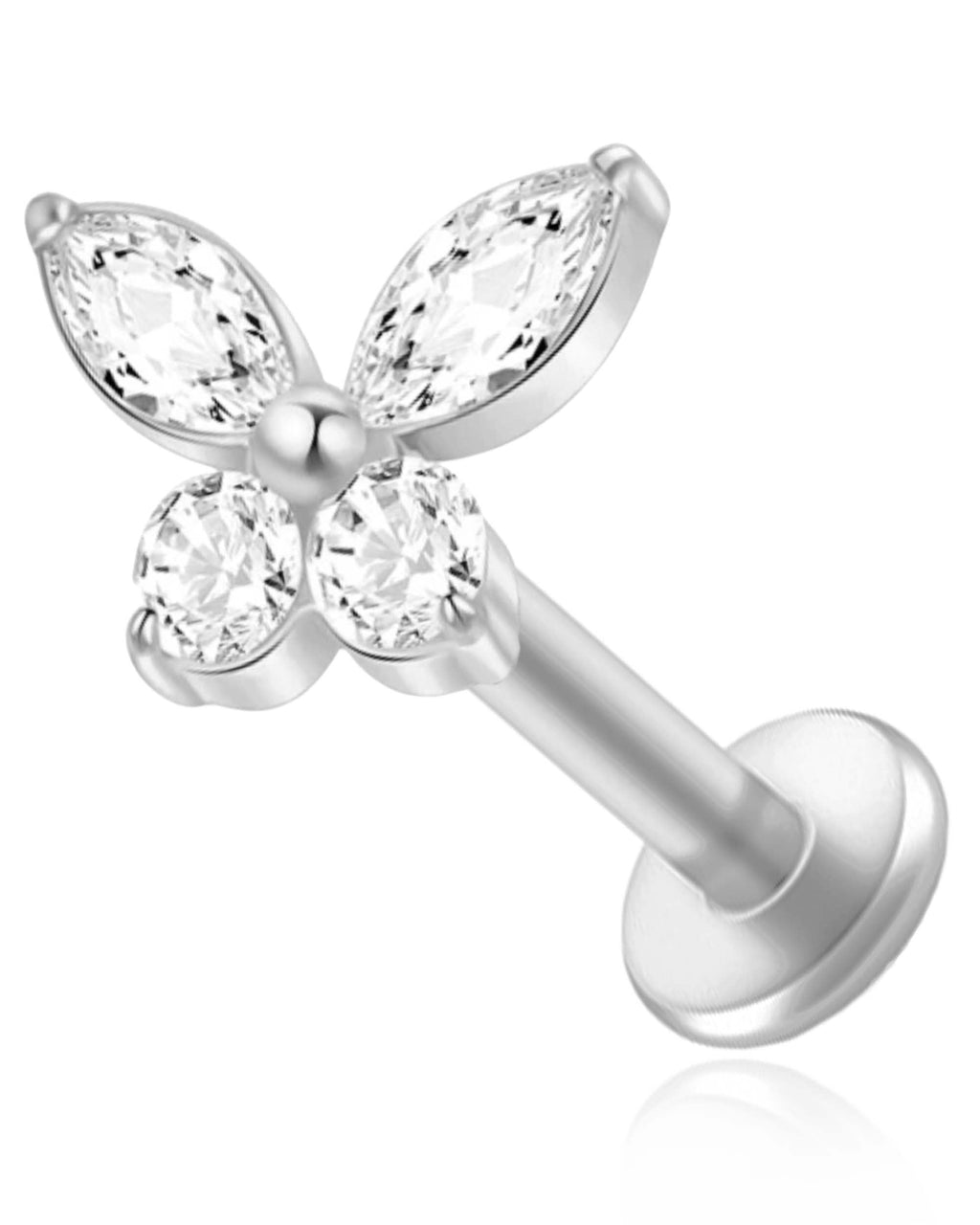 Moonlight Butterfly Ear Piercing Stud