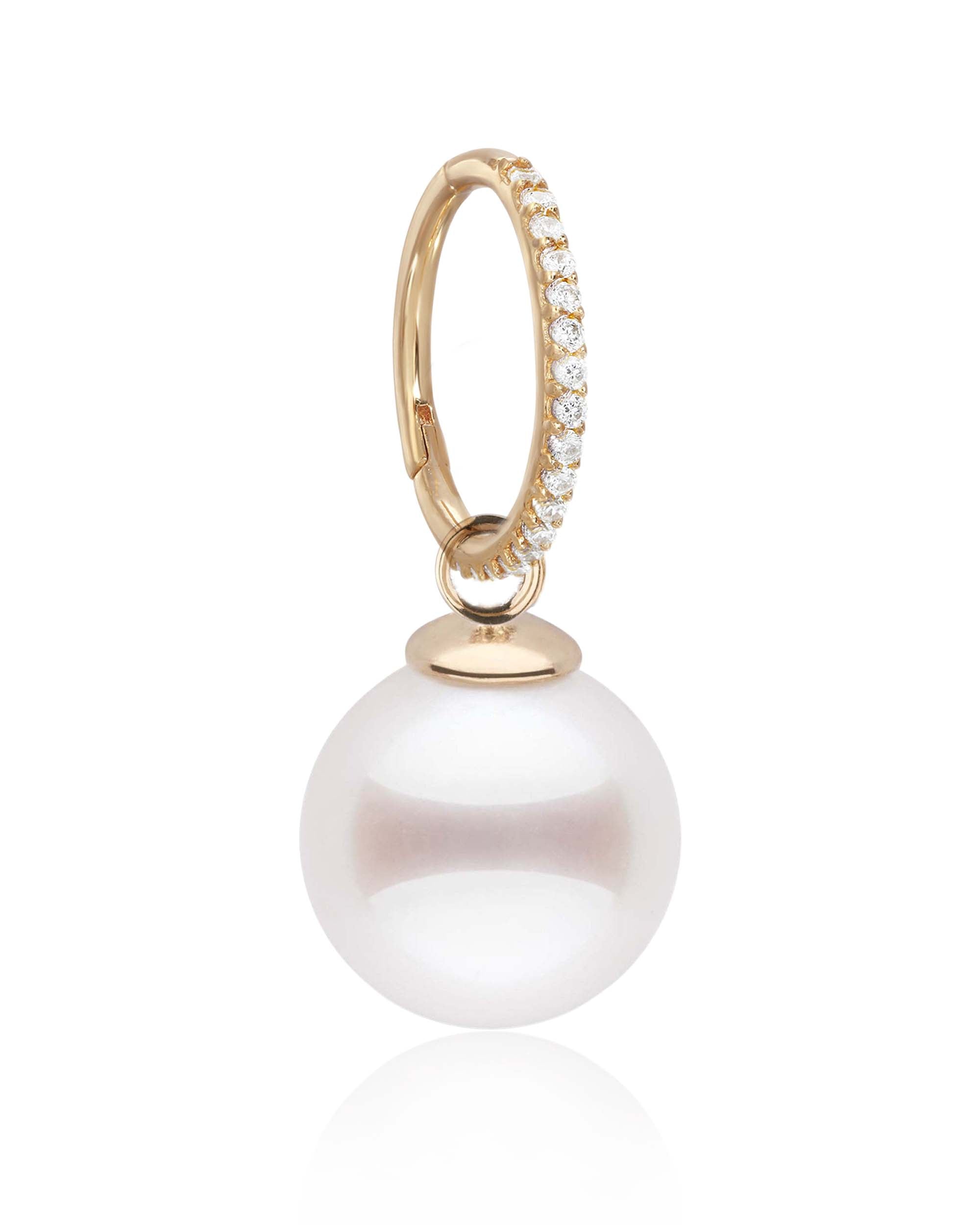 Perle Pearl Hoop Ring Clicker